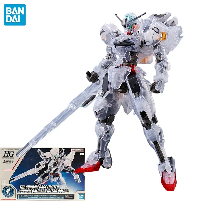 В наличии Bandai Genuine THE GUNDAM BASE LIMITED CALIBARN [CLEAR COLOR] Сборная модель Фигурка Коллекционные