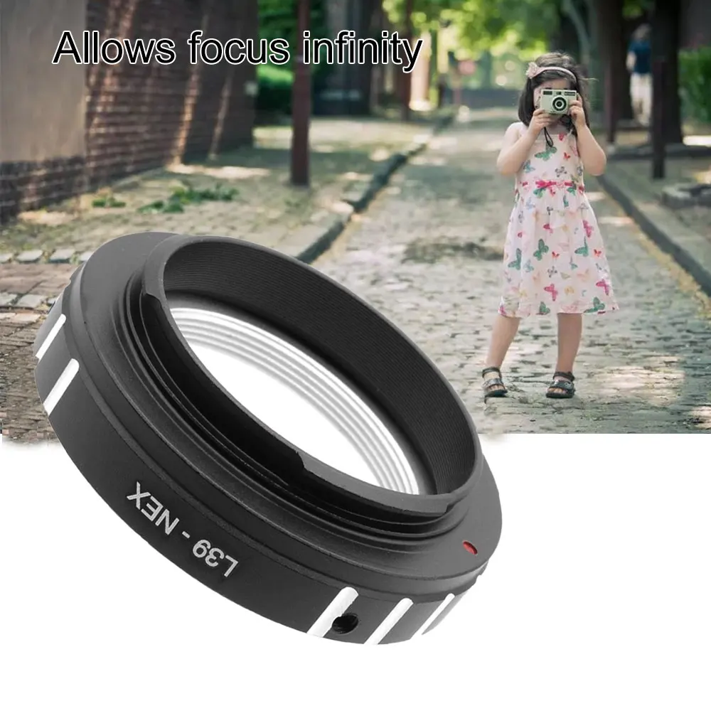 Фото Адаптер Lin Go M39 для объективов Sony NEX, переходник L39 LTM с винтовым креплением для объективов Sony E-Mount для камер NEX 3, 5, A7, A7R, A7II с E-Mount №2