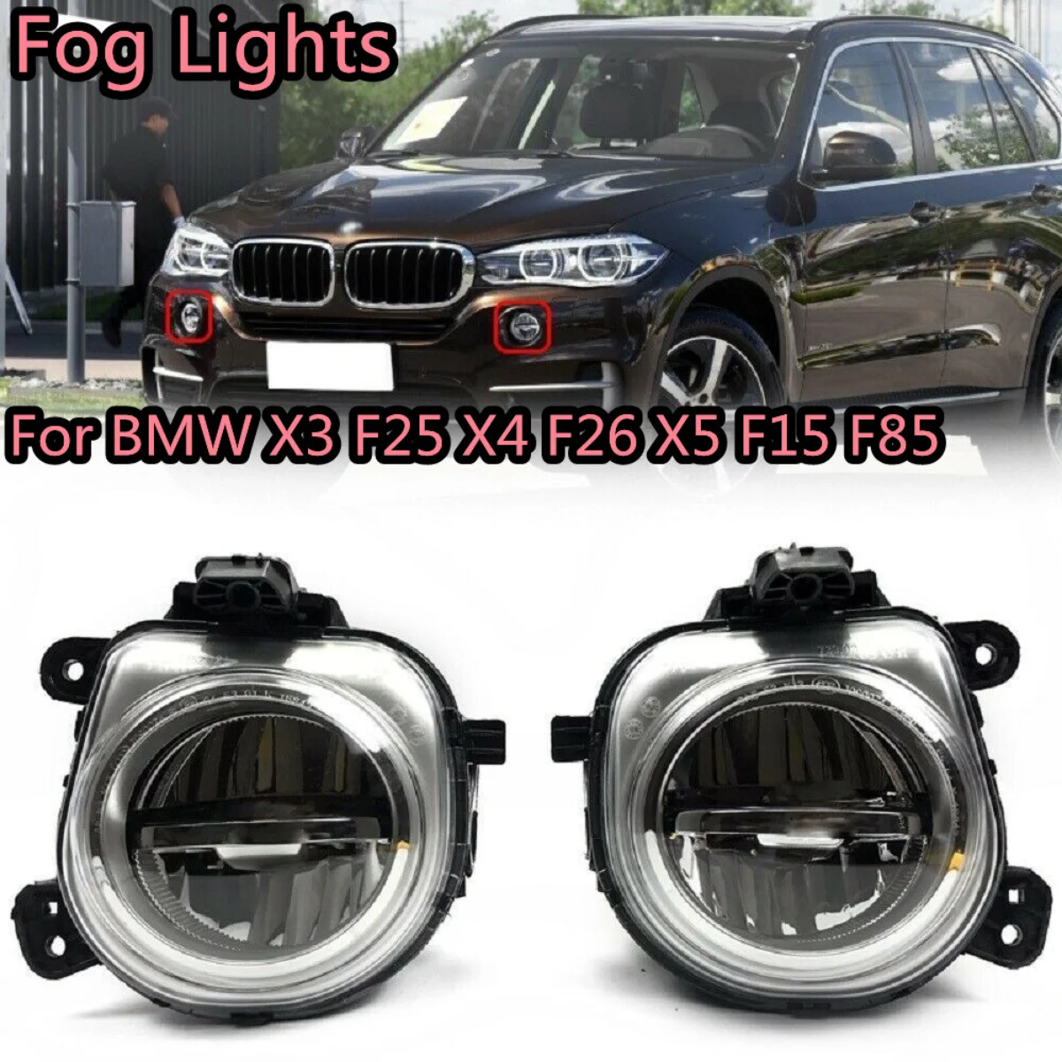 

Противотуманные фары для BMW X3 F25 X4 F26 X5 F15 F85