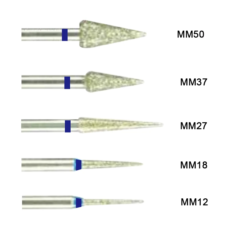 10 шт. алмазные насадки для полировки зубов