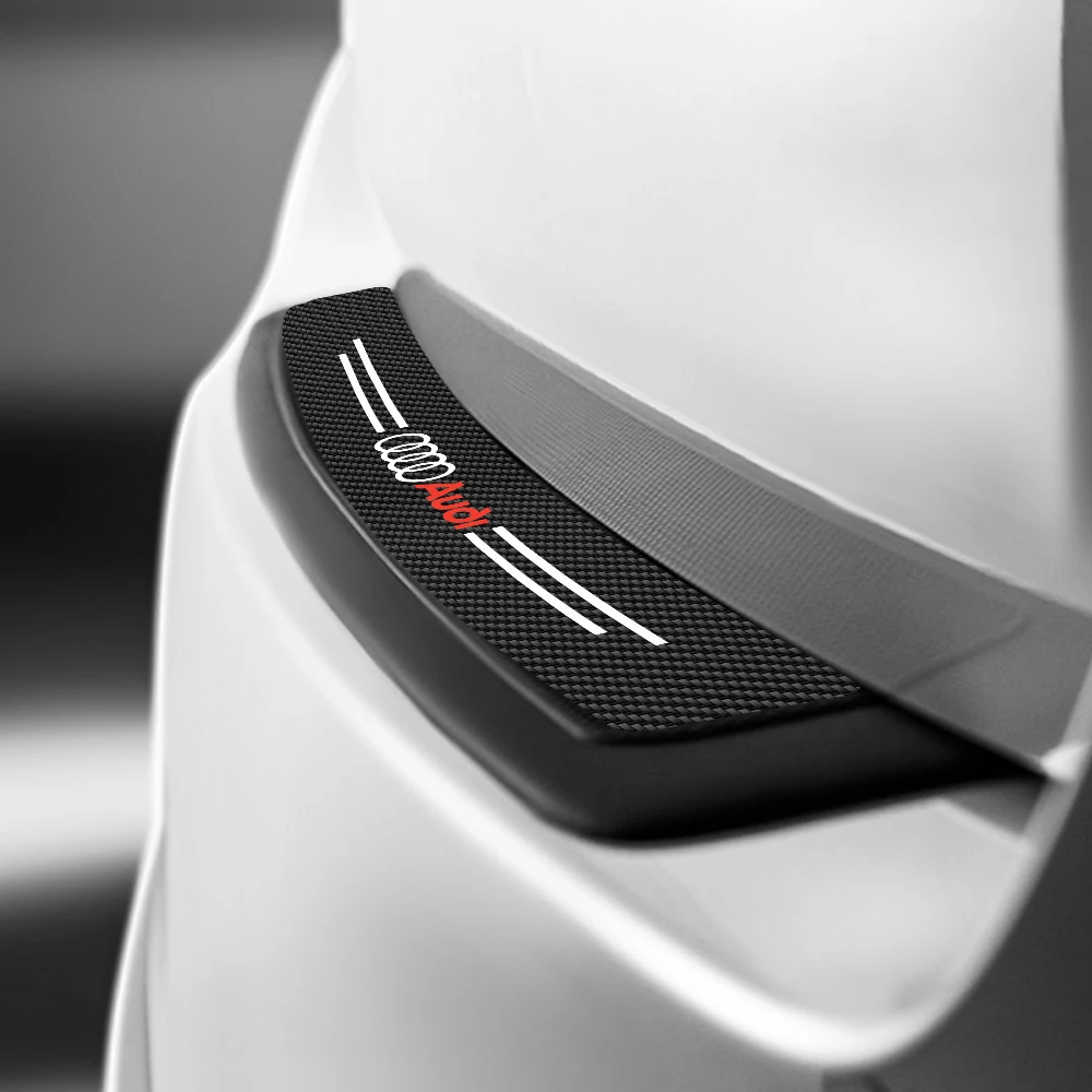 4 шт. наклейки на порог автомобиля авто наклейка из углеродного волокна защита от