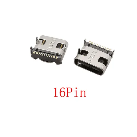 USB Type C гнездовой разъем 2/6/16 Pin 10 шт.