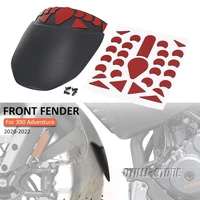 motorcycle for 390 adventure adventure adv 2020 2022 black front mudguard extender fender splash extension pad