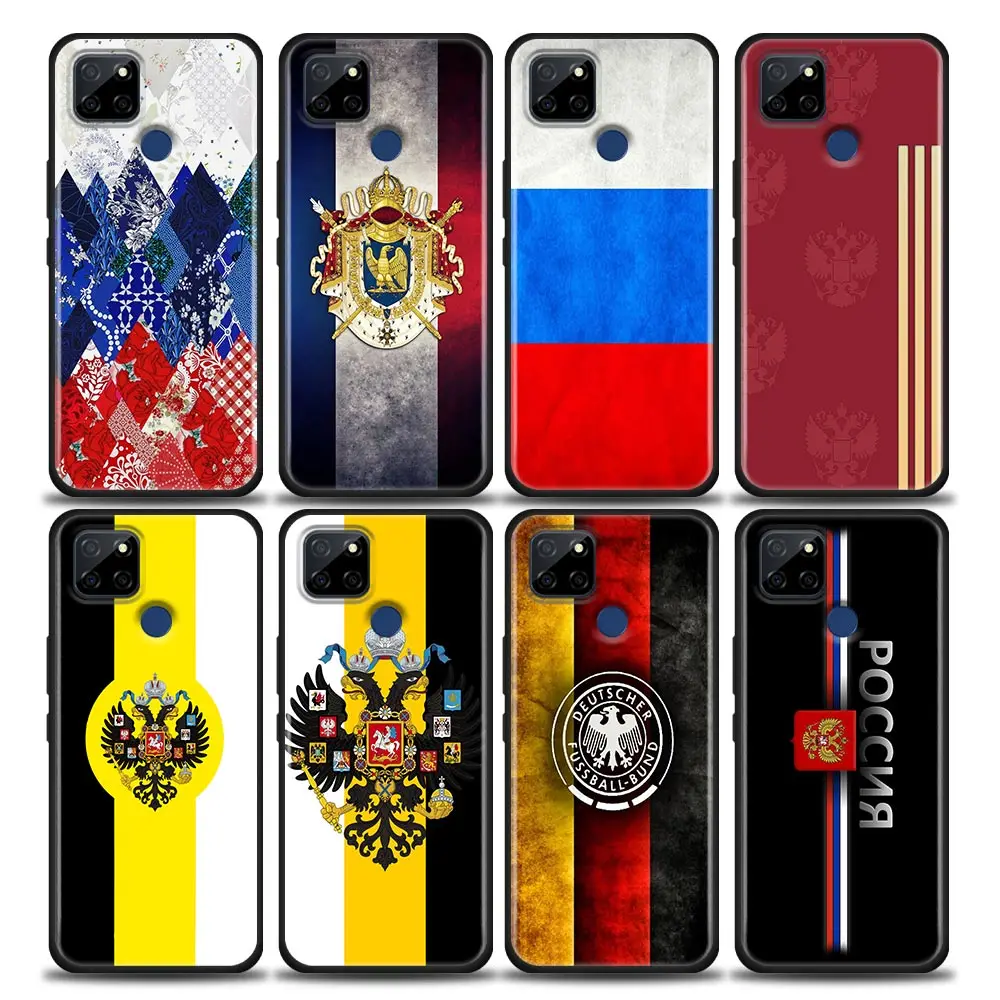 

Flag Of The Russian Federation Funda Case for Realme 5 6 7 7i 8 8i 9 C1 C2 C3 C21 C25 C15 C12 XT GT Master C35 Neo2 3 Pro Case