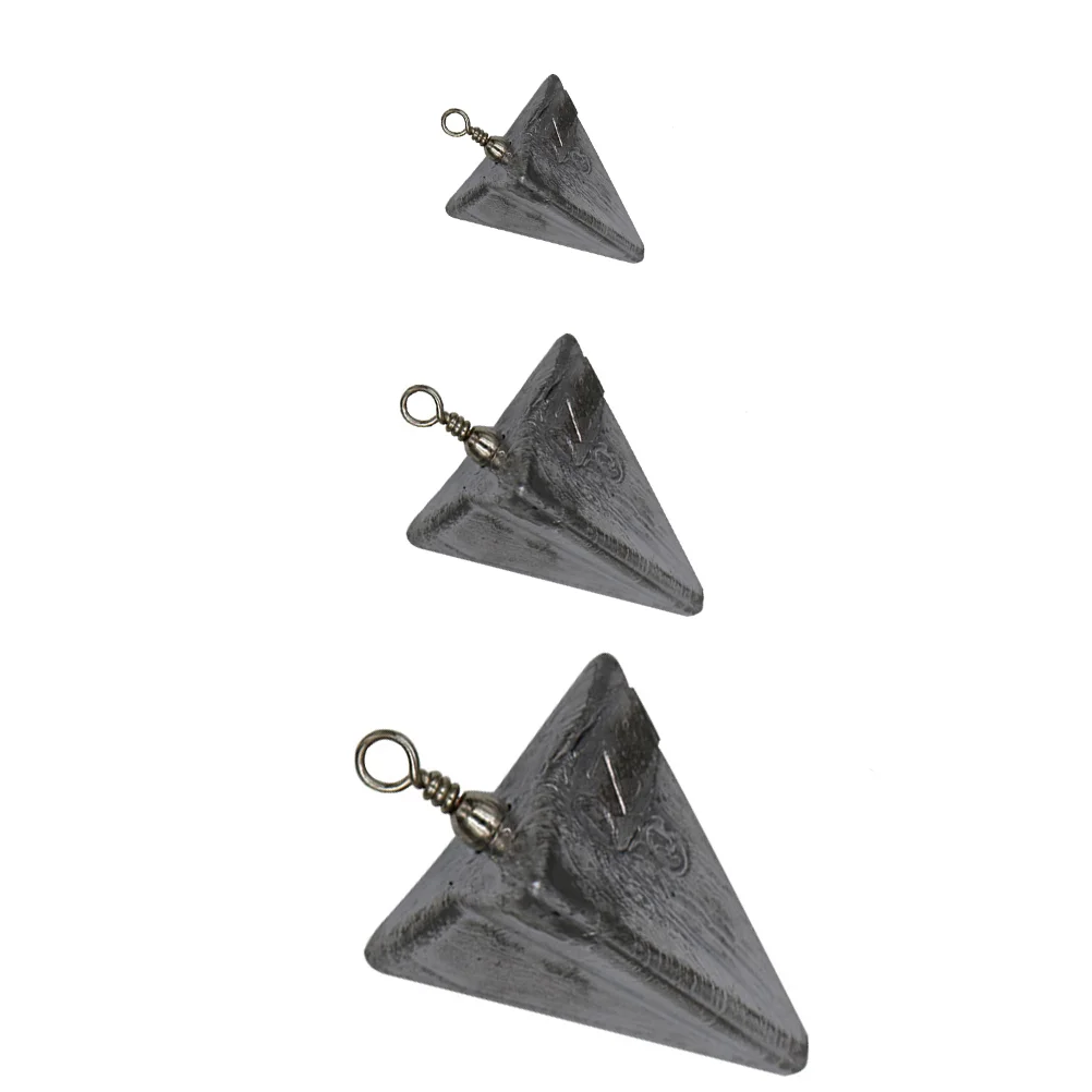 

3 шт., свинцовые грузила в форме конуса с кольцом