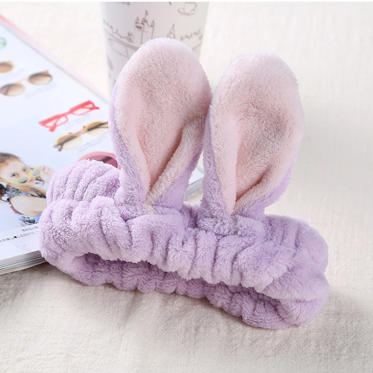 

Headband Bunny Headbands Spa Makeup Rabbit Facial Earsear Hairband Face Hair Shower Women Washing Washwrap Head Elastic Bands
