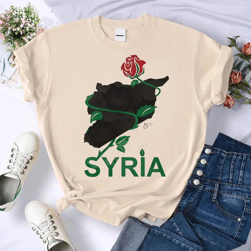 Сирия рубашка женская Y2k графика поп-культура дышащая панк футболка 80-х годов