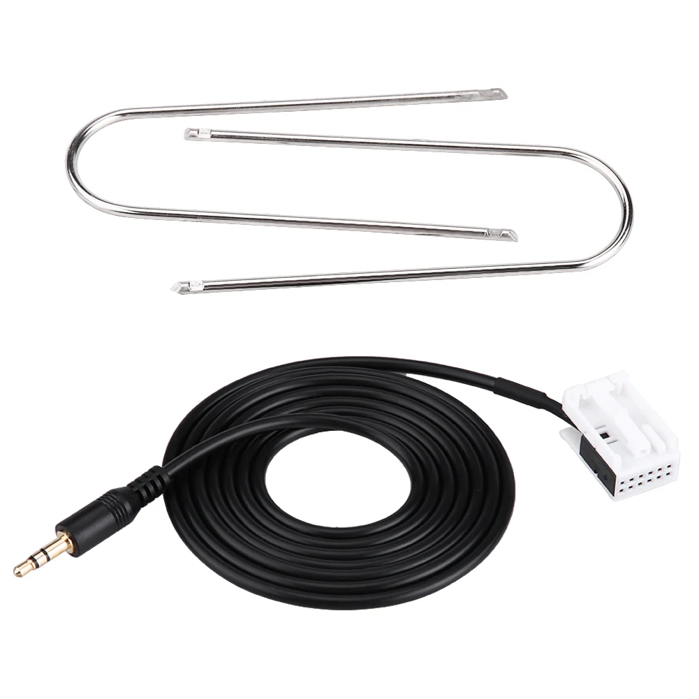 

Car Audio AUX Auxiliary Cable with Radio Removal Tools for Peugeot 307 308 407 C2 C5 Citroen