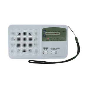 emergency radio with solar and hand crank self powered battery usb recharging fmam radio led flashlight phone charger free global shipping
