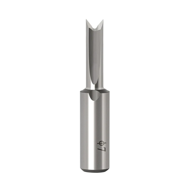 

CNC Router Bits Straight Shank Milling Cutter Tool 6cm Cutting Edge Length