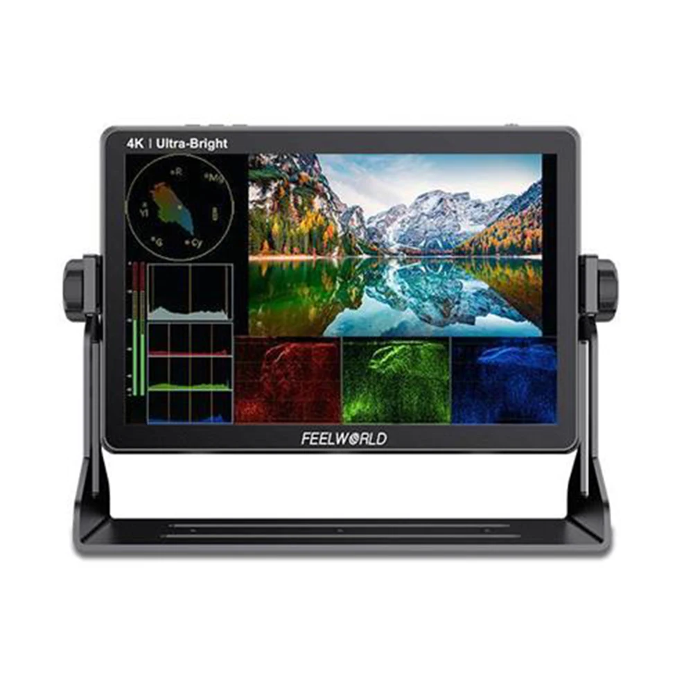 

FEELWORLD LUT11S 10.1 Inch Ultra High Bright 2000nit Touch Screen DSLR Camera Field Monitor with F970 External Power