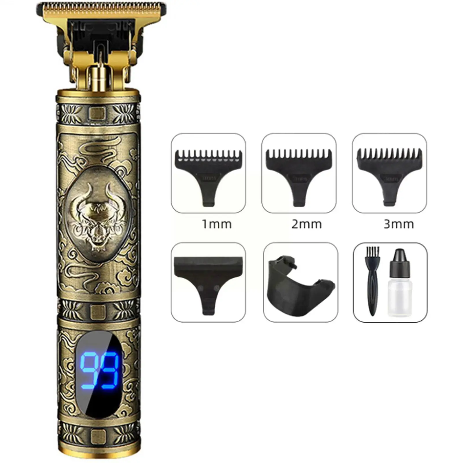 

Electric Hair Professional Hair Cutting Machine Men's Shaver Trimmer For Men Beard Haircut Machine Metal Usb K1x0