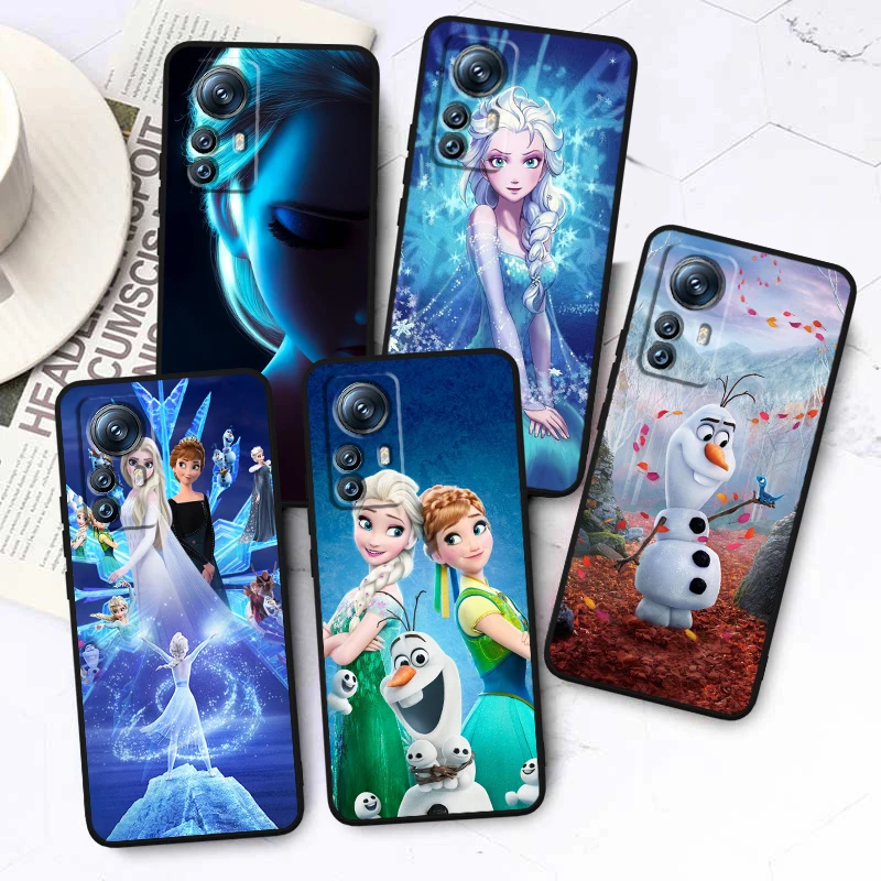 

Disney Frozen Queen Phone Case For Xiaomi Mi 13 12T 12S 12X 12 11 11T 11i 10T 10 Pro Lite Ultra 5G Fundas Black Cover
