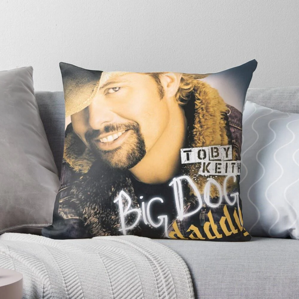 

Toby Keith Big Dog Daddy Fashion Throw Pillow Case Cafe Home Decor Car Sofa Office Cushion Cover