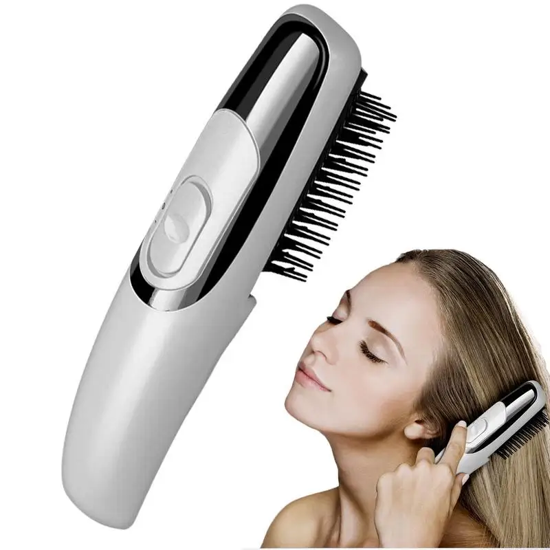 

2 In 1 Electric Scalp Massager Comb Cordless Magnetic Head Massage Brush Relieve Fatigue Negative Ion Electric Detangling With