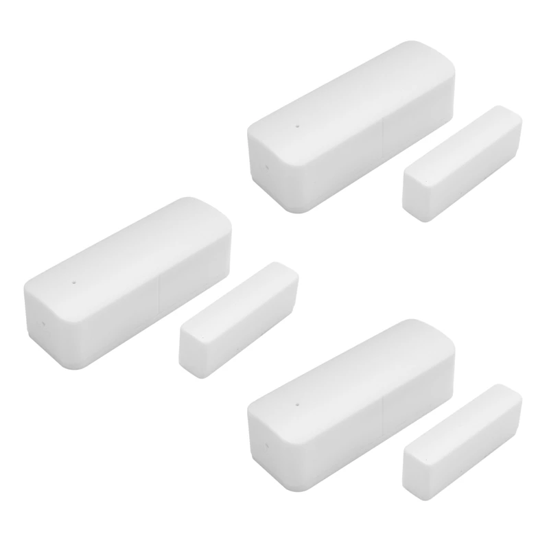

Hot 3C-3X Tuya Smart Wifi Door Sensor Door Open / Closed Detectors Compatible Works With Alexa Google Home IFTTT Tuya APP