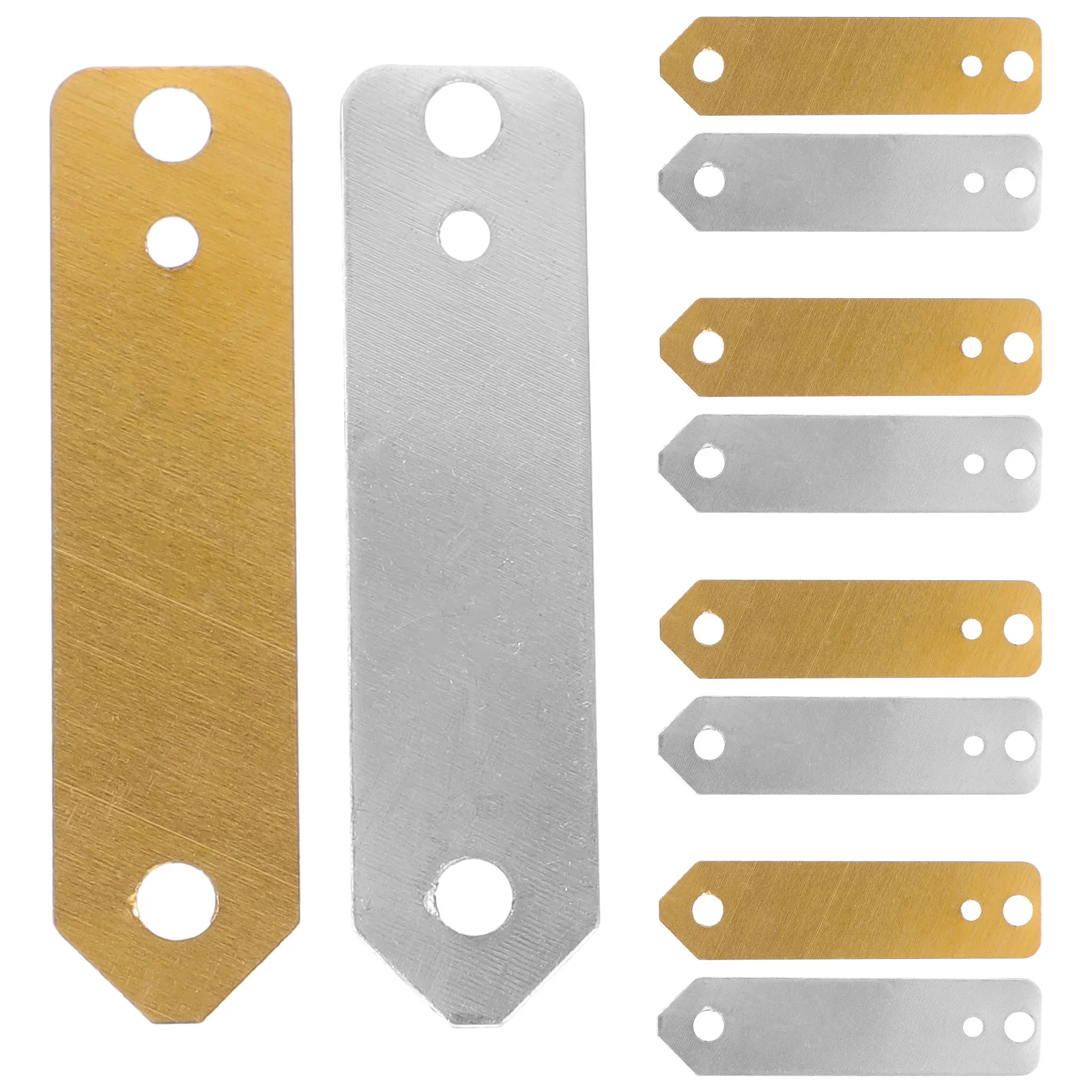 

10 Pcs Zinc Tablets Anode Plating Copper Electrode Strip Material Experiment Tools Primary School Strips