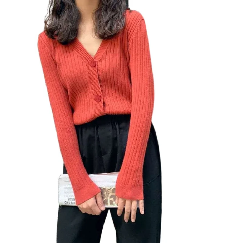 

9 colors New Fashion Knit Women Long Sleeve Cardigan Thin Casual Sweater