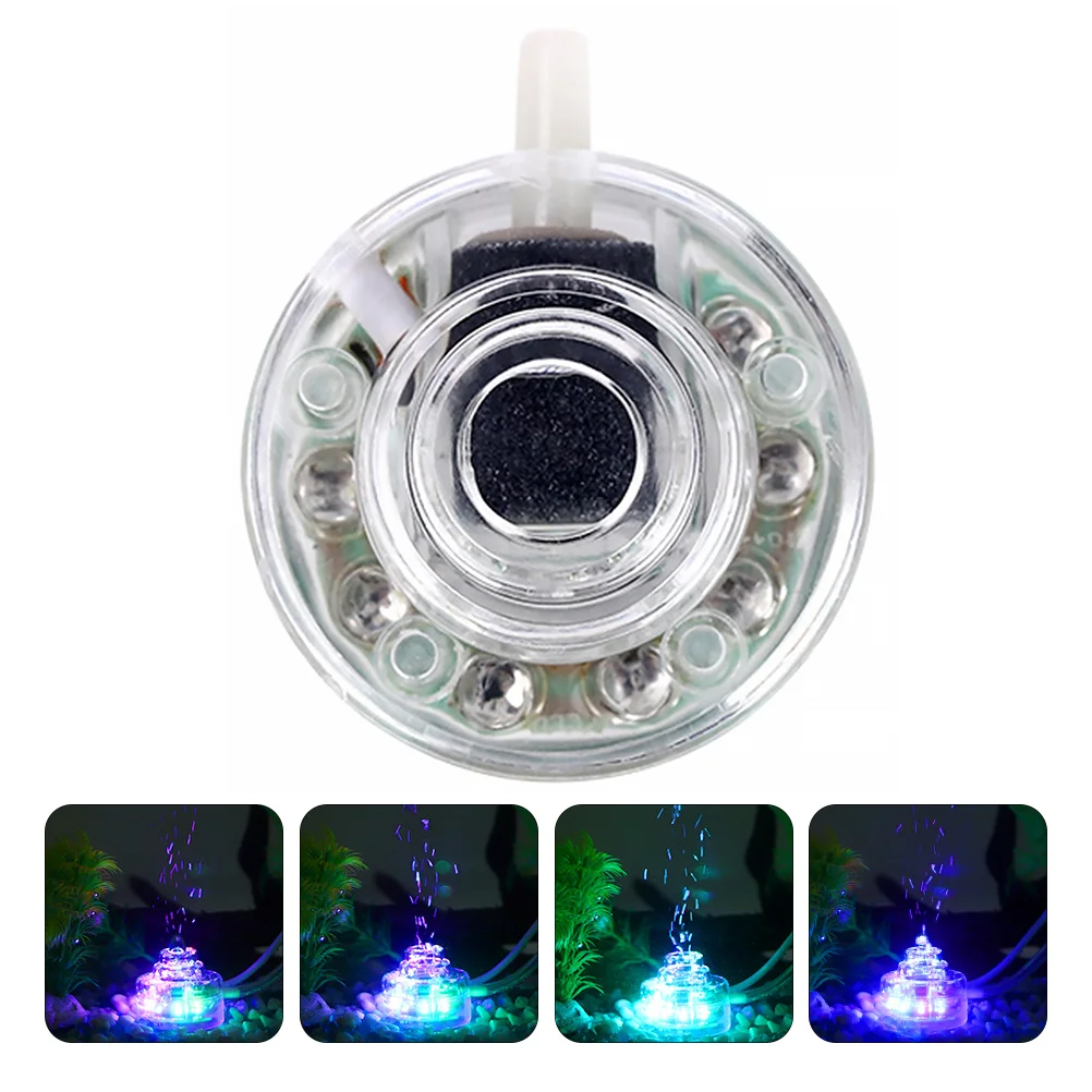 

1 PC Aquarium Bubbler Aquarium Decor Disk Lamp Aquarium Bubble Tank Bubbler Aquarium Bubbler Decor