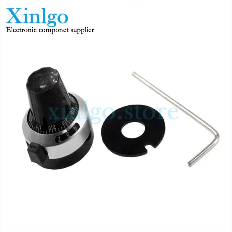 

1pcs/lot 3590S 6.35mm Precision Scale Knob Potentiometer Knob Equipped With Multi-turn Potentiometer