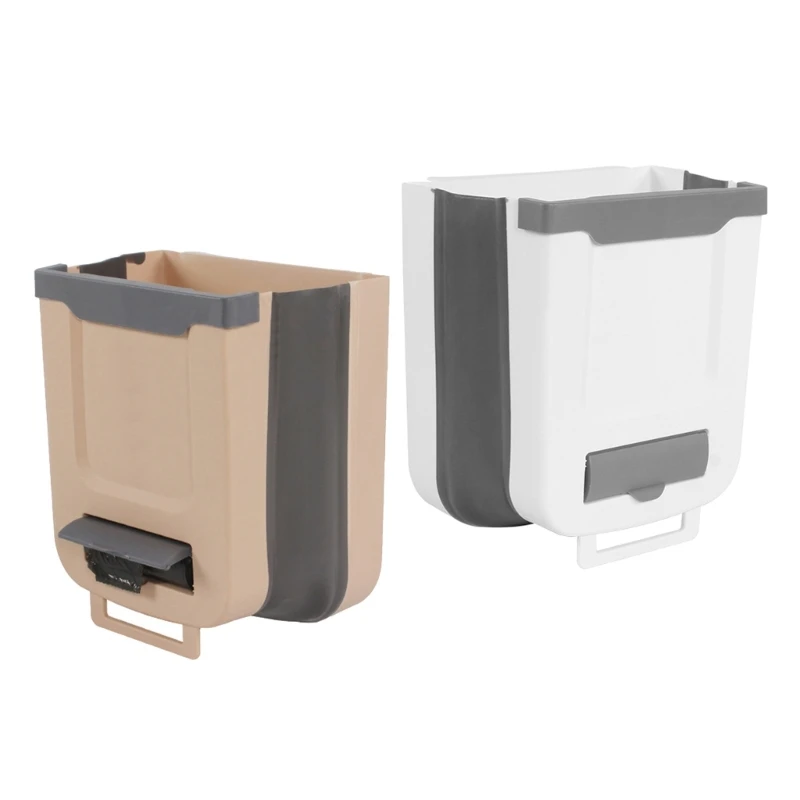 

Rubbish Cans Collapsible Garbage Organizer Bin Portable Litter Bin Trash Can RV Home Car Kitchen Cupboard Waste Basket