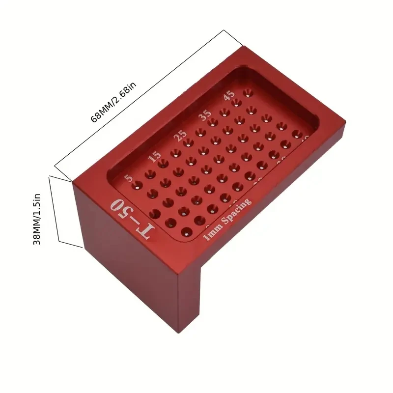 

Т-линейка для деревообработки, прецизионная квадратная измерительная маркировка, позиционирование отверстий из алюминиевого сплава, перечеркнутый маркировочный калибр