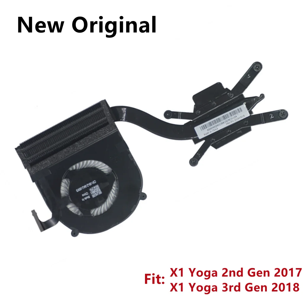 

Новый оригинальный кулер для ноутбука Lenovo ThinkPad X1 Yoga 3-го поколения кулер для охлаждения ЦП радиатор 01AX830 01AX999 01AY917 01AY918