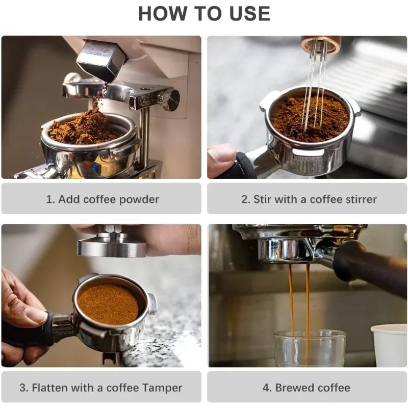 51/53/58 мм темпер для кофе эспрессо ручной пресс инструмент кофейного порошка