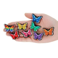 1 pcs adorable butterfly shoe charms new styling shoe decoration colorful shoes accessories beautiful butterfly for croc jibz