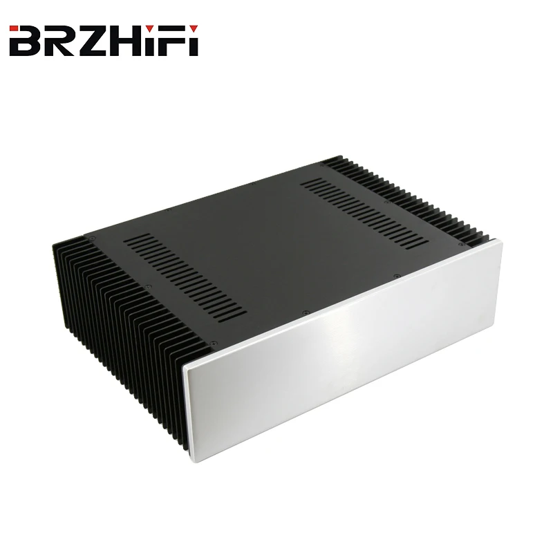 

BRZHIFI BZ4312A Double Radiator Aluminum Case For Class A Power Amplifier Electronic Chassis Machine Shell