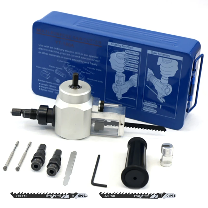 

Инструмент для резки турбо-ножницы на насадке сверло для металлического электрического шуруповерта бит лобзик пила металлический наконеч...