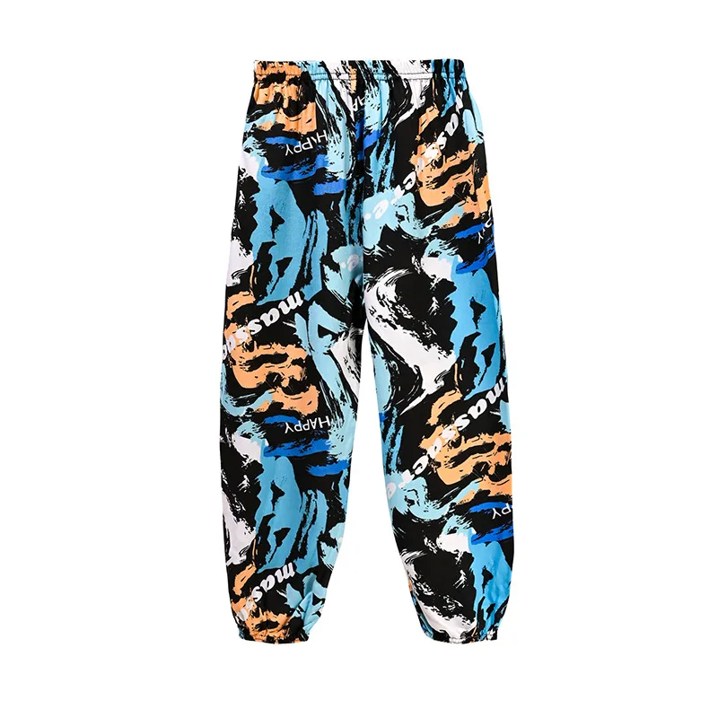 Fashion Kids Pants Girls Clothes 2021 Boy Clothing Family Matching Outfits Women Pants Loose Lantern Trousers Cotton Silk