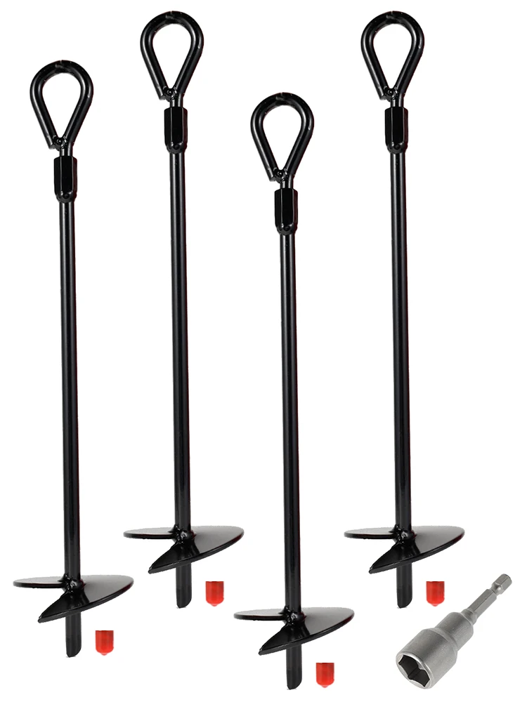 

15 Inch Garden Auger Drill Bit Tool Spiral Hole Digger Ground Drill Earth Drill For Seed Planting Gardening Fence Flower Planter