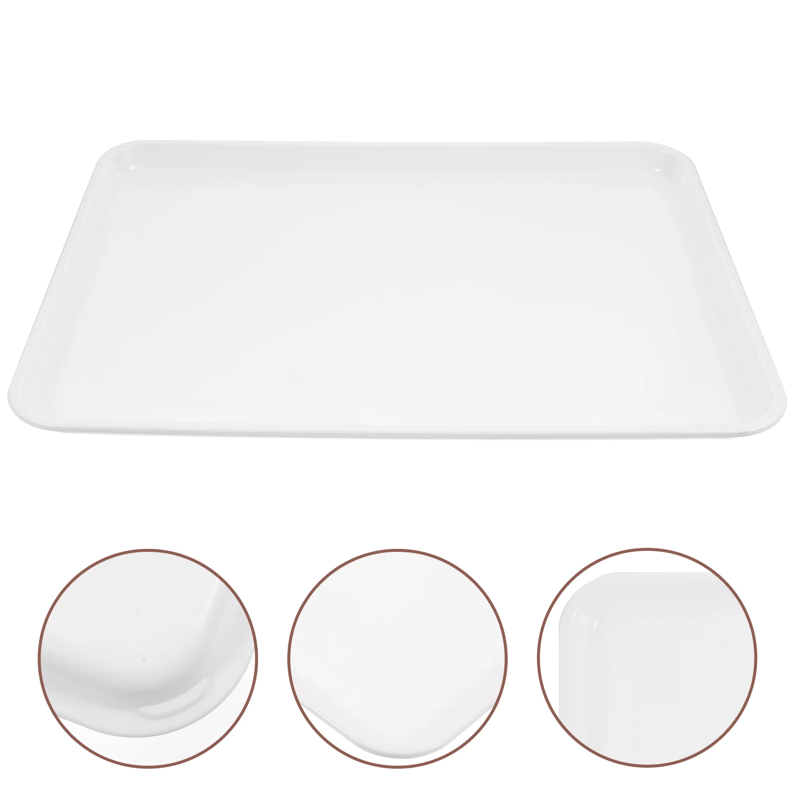 

Tray Serving Plate Trays Party Platter Cup Tea Snack White Breakfast Wedding Display Dessert Cake Cupcake Fruit Cafe Candy