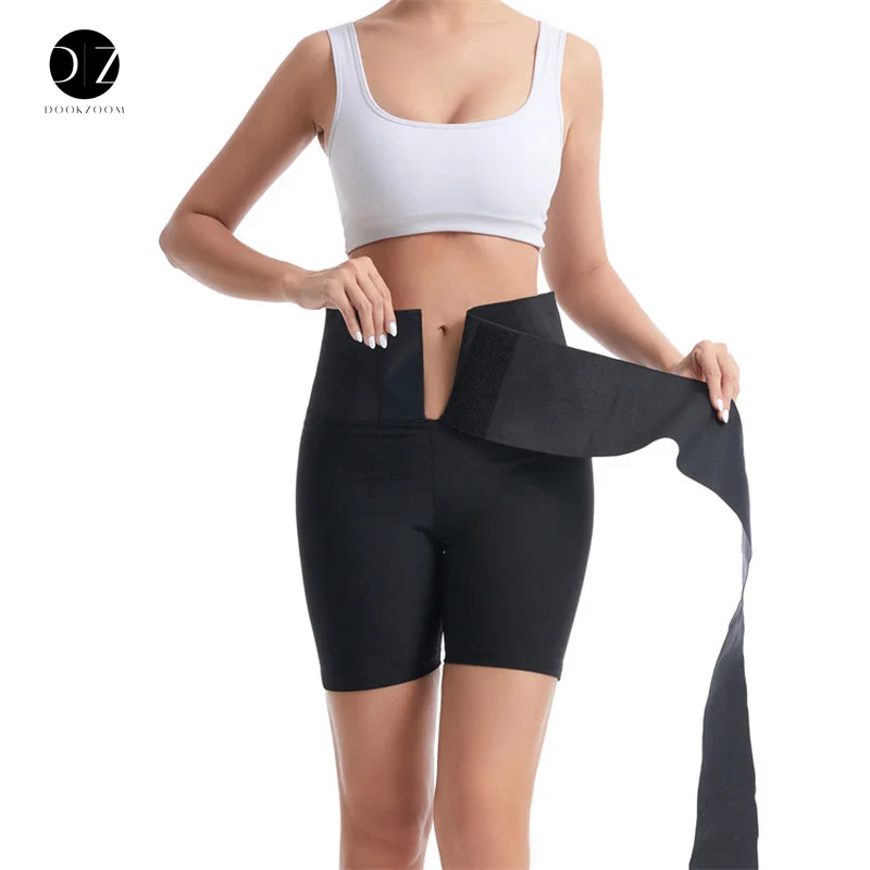 

High Waist Trainer Butt Lifter Shorts Women Slimming Sweat Body Shaper Tummy Control Shapewear Stretch Bandage Wrap Trimmer Belt