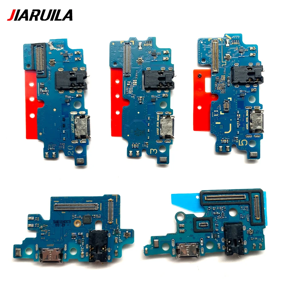 Фото Для Samsung A20 A30 A40 A50 A70: USB-разъем для зарядки, док-станция, плата микрофона, гибкие кабели для материнской платы №4