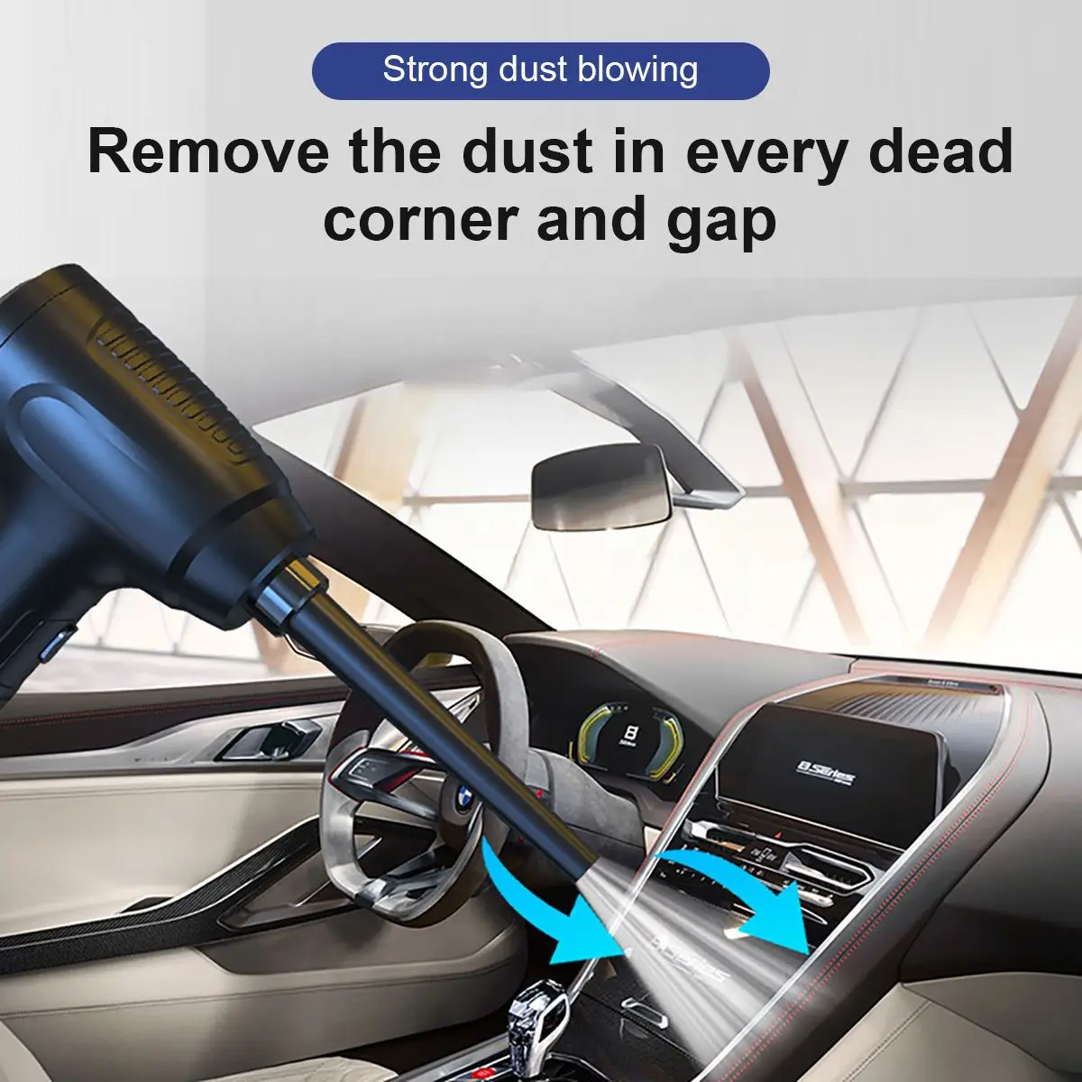 

Беспроводной автомобильный пылесос, перезаряжаемый ручной пылесос с клавиатурой, для ноутбука, автомобиля, дома и автомобиля