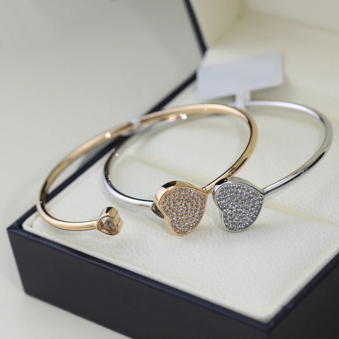 

Изысканный модный роскошный бренд ювелирных изделий Серебро 925 пробы регулируемый браслет для влюбленных свадебный подарок