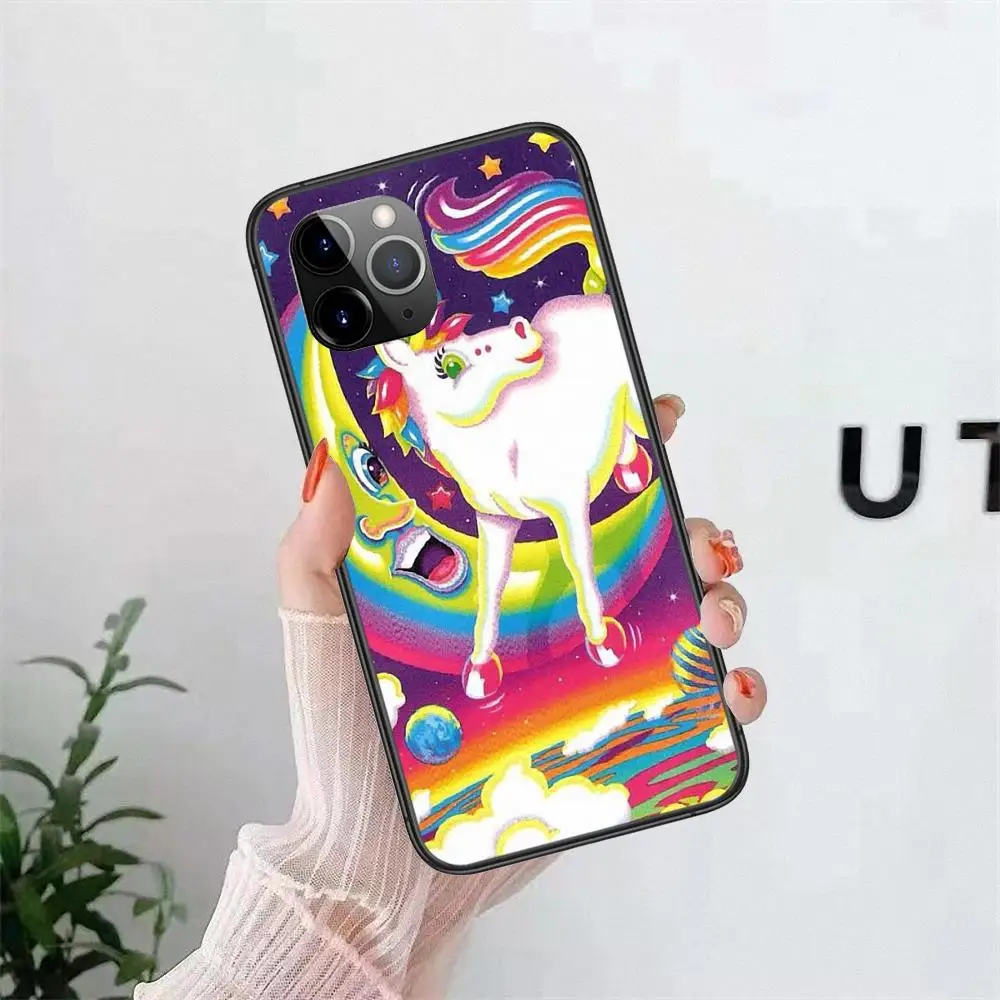 Взрослый черный чехол 3D оболочка Мультфильм Красочная Лошадь Единорог для Samsung