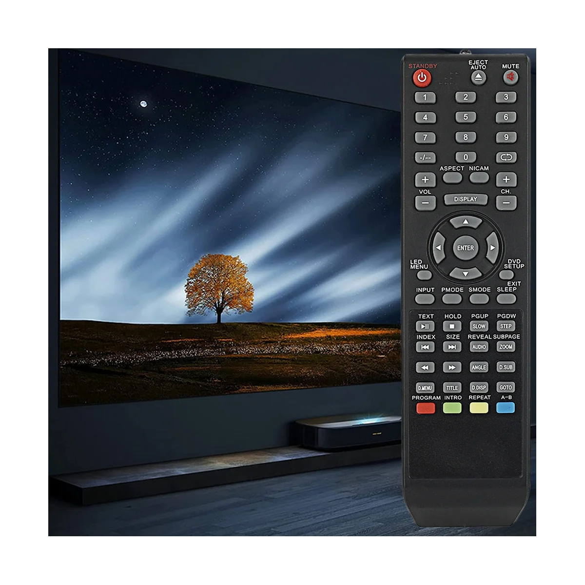 Сменный пульт дистанционного управления подходит для ТВ ABANS EN-83801 английская