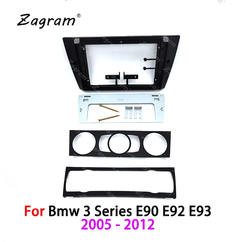 9-дюймовый 2 Din Автомобильный Кабель Fascia ДЛЯ Bmw 3 серии E90 E92 E93 2005-2012 панель Cd Dvd плеер