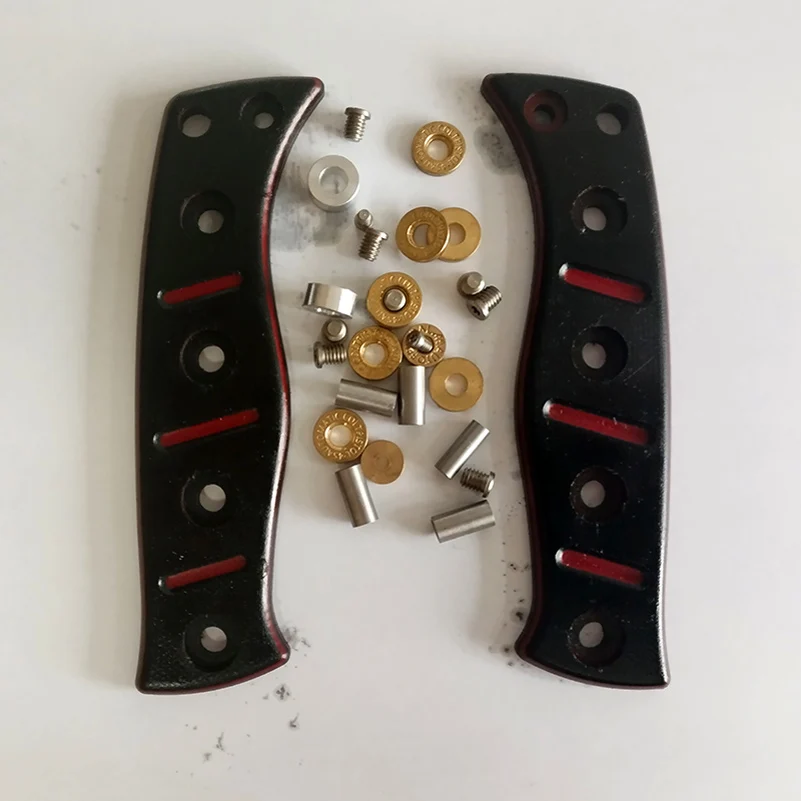 

Весы для ножей Adamas 375, G10, черно-красные