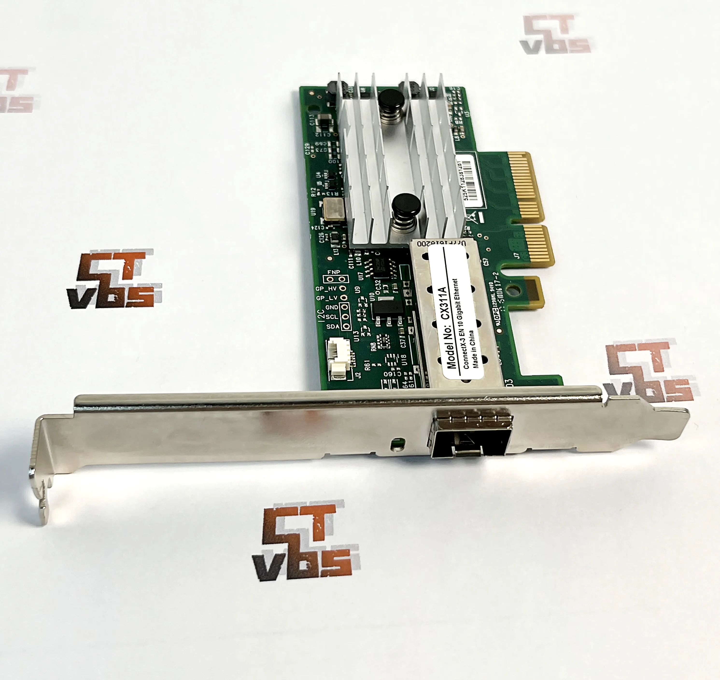 MCX311A-XCAT Mellanox CX311A ConnectX-3 EN 10G Ethernet 10GbE SFP+ PCIe NIC Network Adapter High Bracket