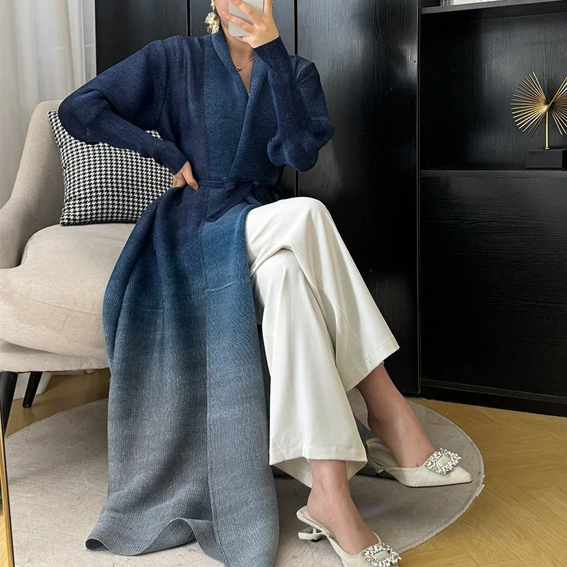 Плиссированная Свободная Женская куртка новинка сезона весна-осень 2024 модная