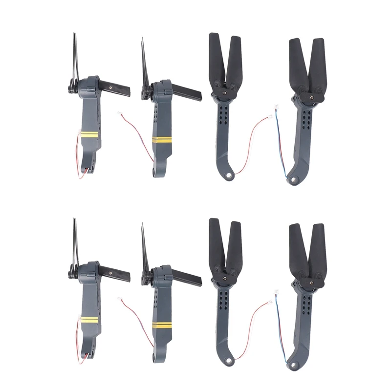 

2023 Hot-2X E58 RC Quadcopter Spare Parts Axis Arms With Motor & Propeller For FPV Racing Drone Frame Parts Replacement Accs