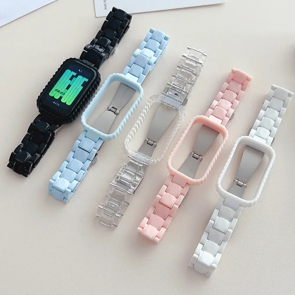 

Candy colored band Red Rice Bracelet 2 Resin thin Band Bracelet 2 Women's bracelet instead of smart band Correa