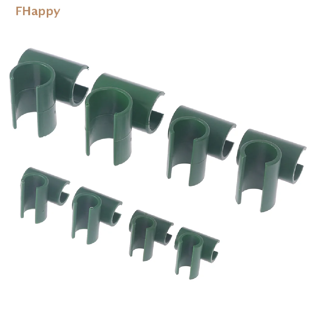 

10Pcs Cross Plastic Clips Plant Support Fixed For Fruit Cage Connector Adjustable