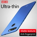 Чехол для Honor View 20, тонкий матовый чехол MSVII для Huawei Honor View 20 V20 20S, жесткий чехол из поликарбоната для Honor View 10 Lite V10, чехлы