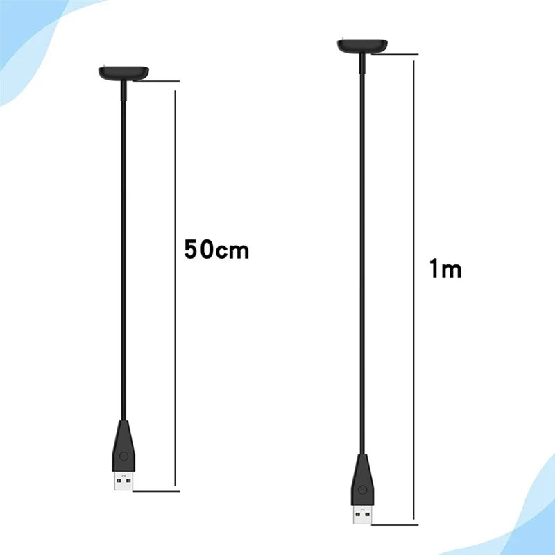 Беспроводной Магнитный зарядный USB-кабель для Fitbit Charge 5/Luxe зарядная док-станция