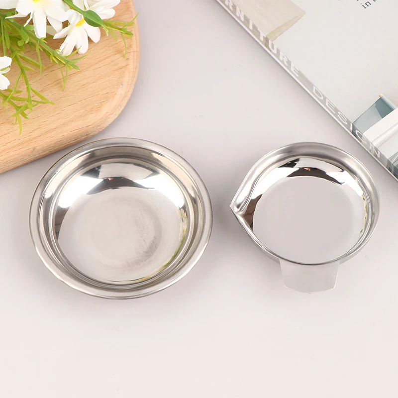 

Scale Pan Stainless Steel Weighing Cup Gem Scale Tray Holder Dish Bowl Diamond Electronic Balance Scale Jewelry Tool for Jeweler